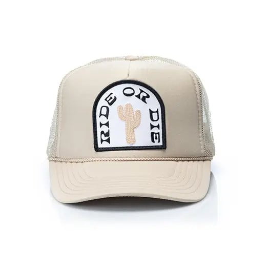 Eccentrics Boutique Hat Ride or Die Patch Trucker Hat