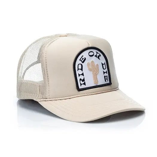 Eccentrics Boutique Hat Ride or Die Patch Trucker Hat