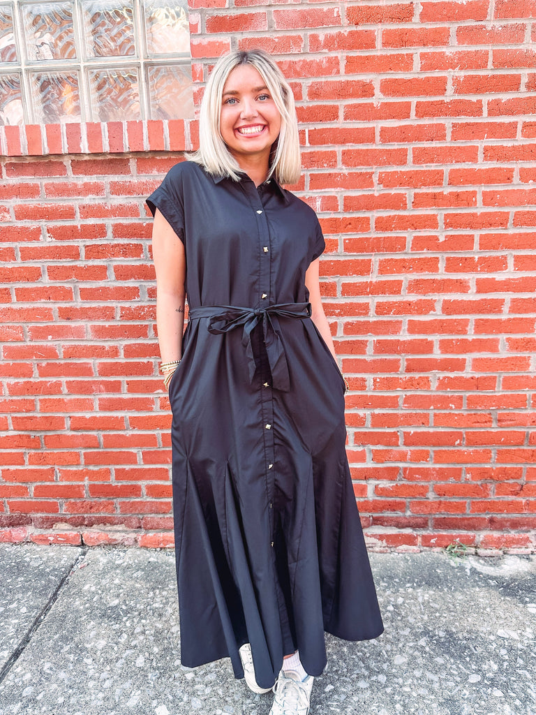 Eccentrics Boutique Dress Sable Cap Sleeve Dress