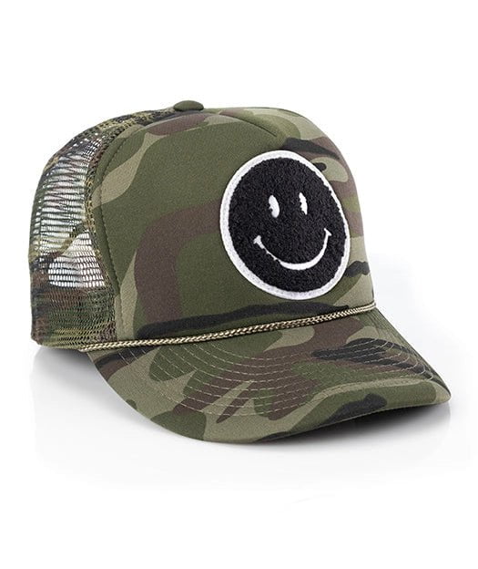 Eccentrics Boutique Hat Smiley Patch Trucker Hat