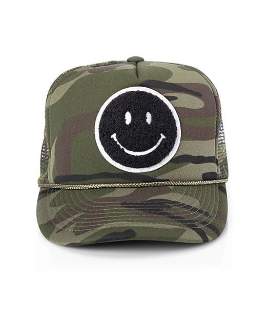 Eccentrics Boutique Hat Smiley Patch Trucker Hat