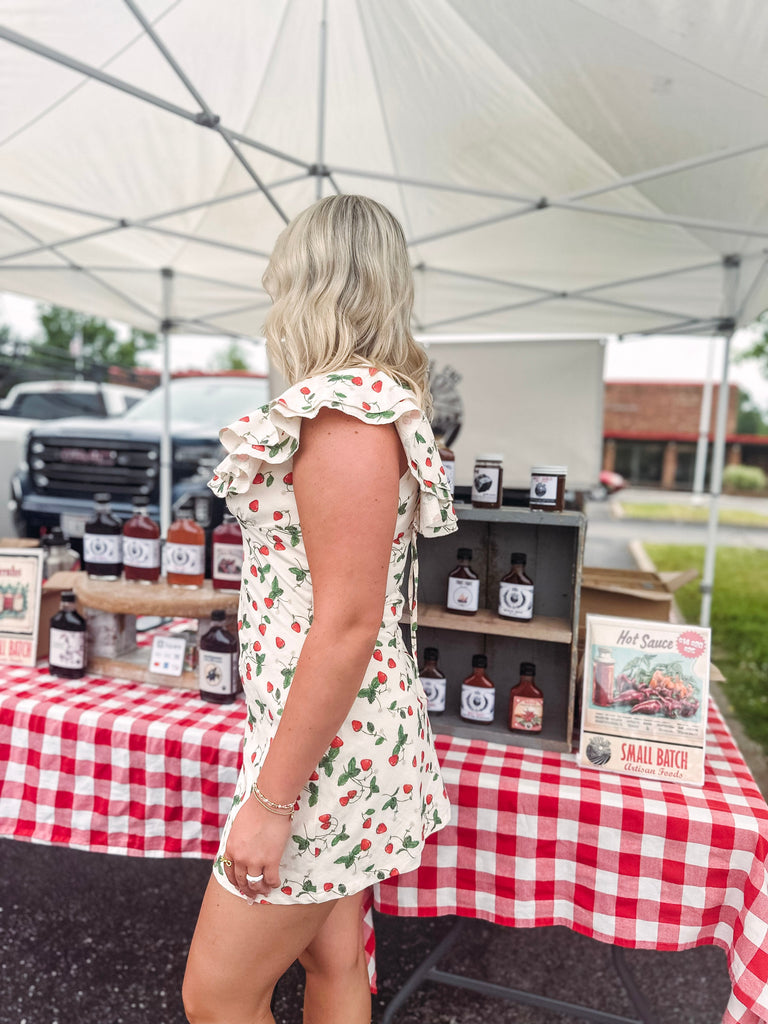 Eccentrics Boutique Dress Strawberry Fields Forever Mini Dress