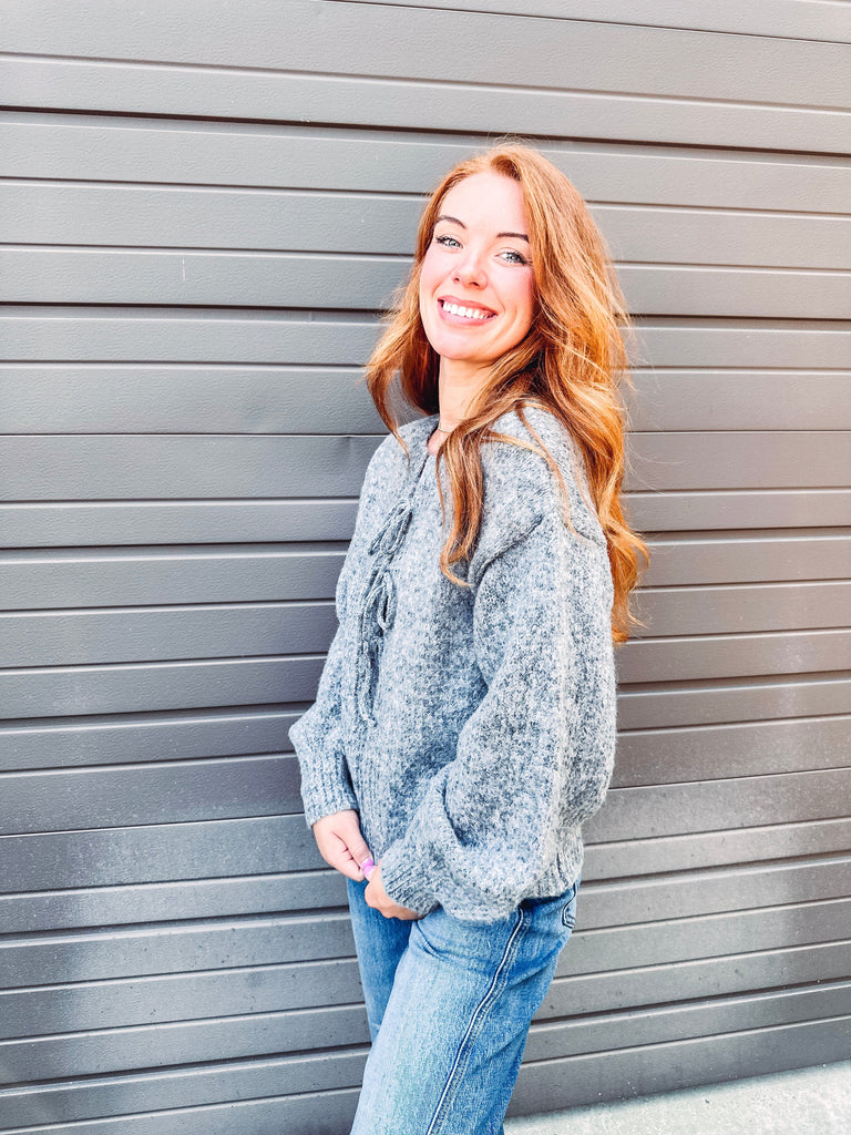 Eccentrics Boutique Cardigan Tie Front Cardigan