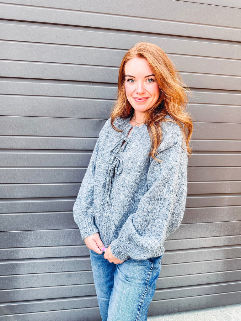 Eccentrics Boutique Cardigan Tie Front Cardigan