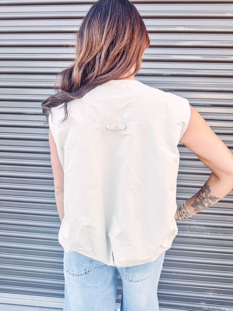 Eccentrics Boutique Vest Voyage Zip Up Cargo Vest