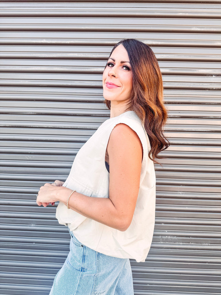 Eccentrics Boutique Vest Voyage Zip Up Cargo Vest