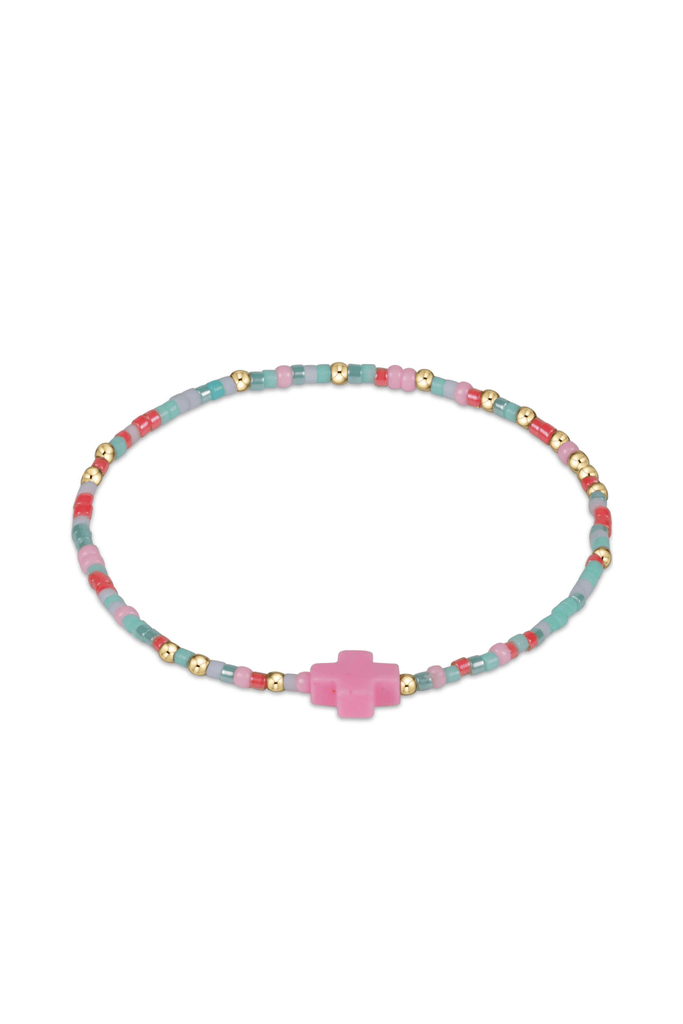 enewton Jewelry Egirl Hope Unwritten Signature Cross Bracelet-- Spring/Summer 2024 Colors Anything is Popsicle