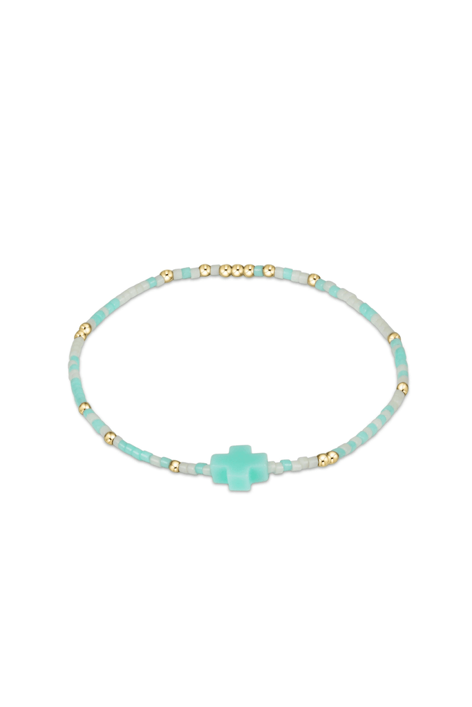 enewton Jewelry Egirl Hope Unwritten Signature Cross Bracelet-- Spring/Summer 2024 Colors What I Mint to Say