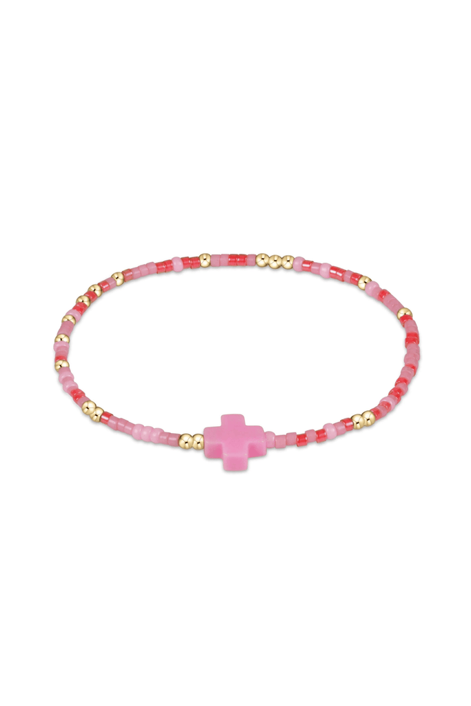 enewton Jewelry Egirl Hope Unwritten Signature Cross Bracelet-- Spring/Summer 2024 Colors Party Like a Flockstar