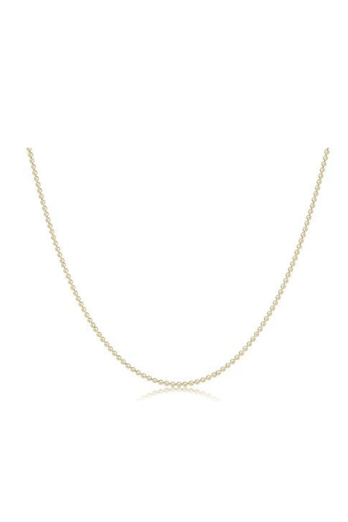 enewton Jewelry Enewton 15" Choker Classic Beaded Chain- Gold