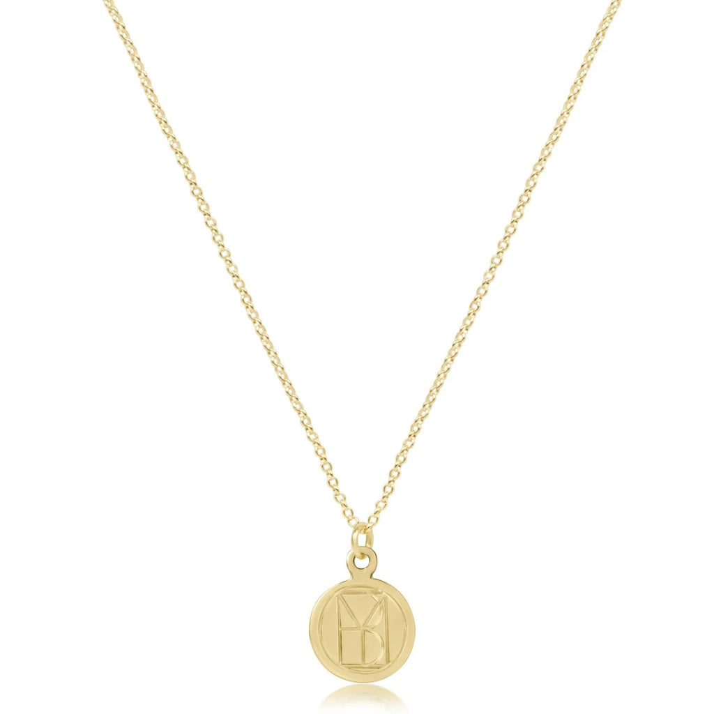 enewton Jewelry Enewton 16" Necklace Gold-- Be You, Small Gold Disc