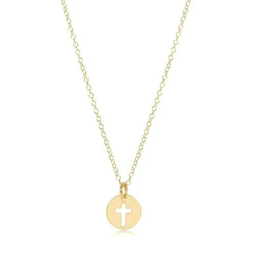 enewton Jewelry Enewton 16" Necklace Gold- Blessed Small Gold Disc