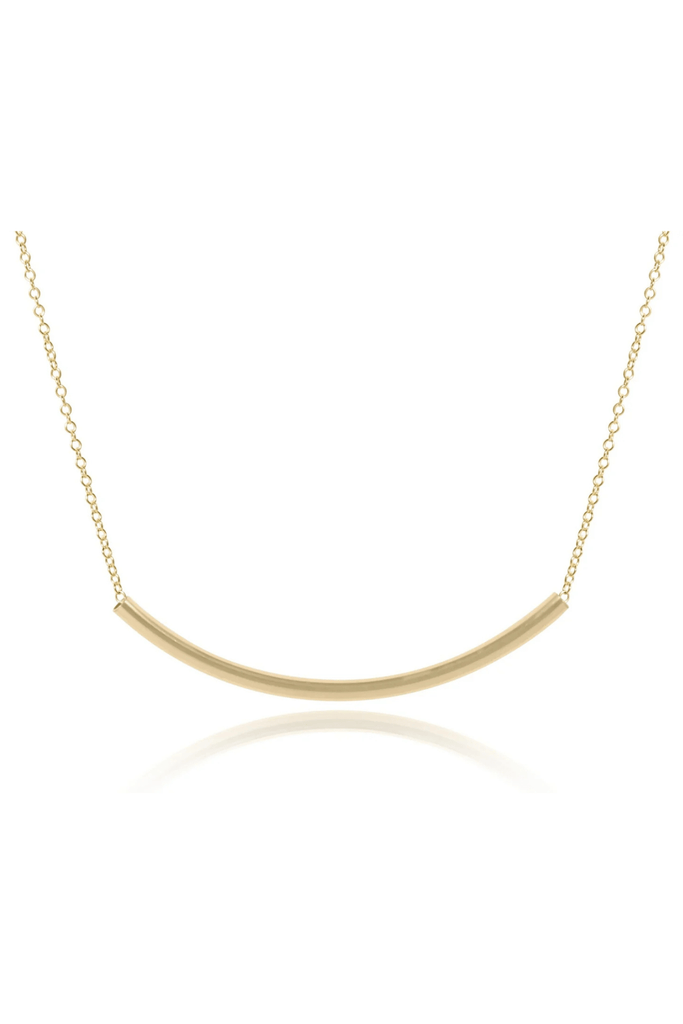 enewton Jewelry Enewton 16" Necklace Gold-- Bliss Bar Gold
