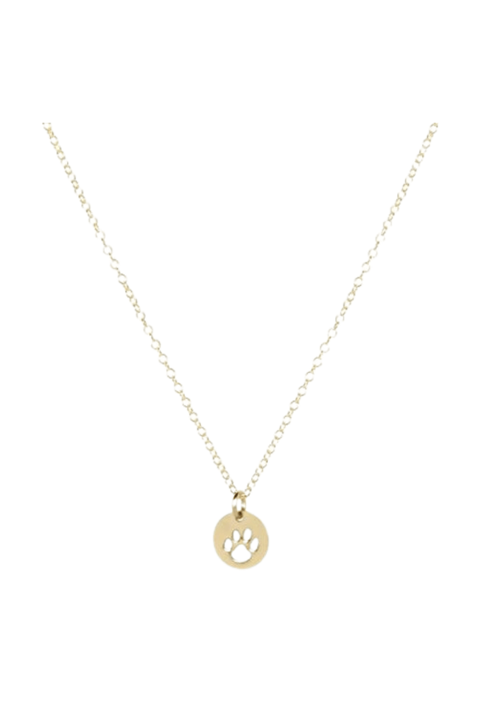 enewton Jewelry Enewton 16" Necklace Gold- Paw Print Small Gold Disc