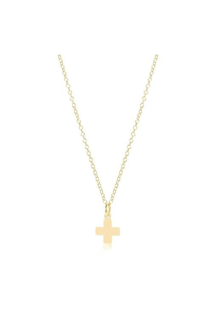 enewton Jewelry Enewton 16" Necklace Gold-- Signature Cross Gold