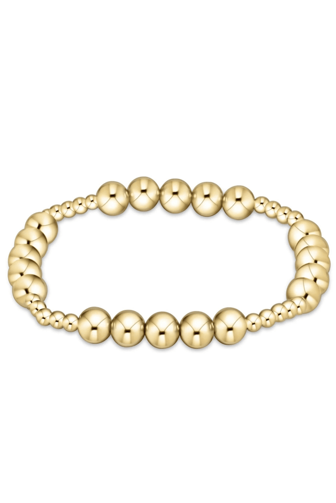 enewton Jewelry Enewton Classic Blissful Pattern 3mm Bead Bracelet-6mm Gold