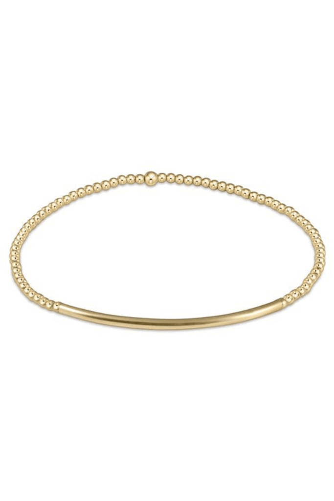 enewton Jewelry Enewton Classic Gold 2mm Bead Bracelet- Bliss Bar Gold 2mm / Gold