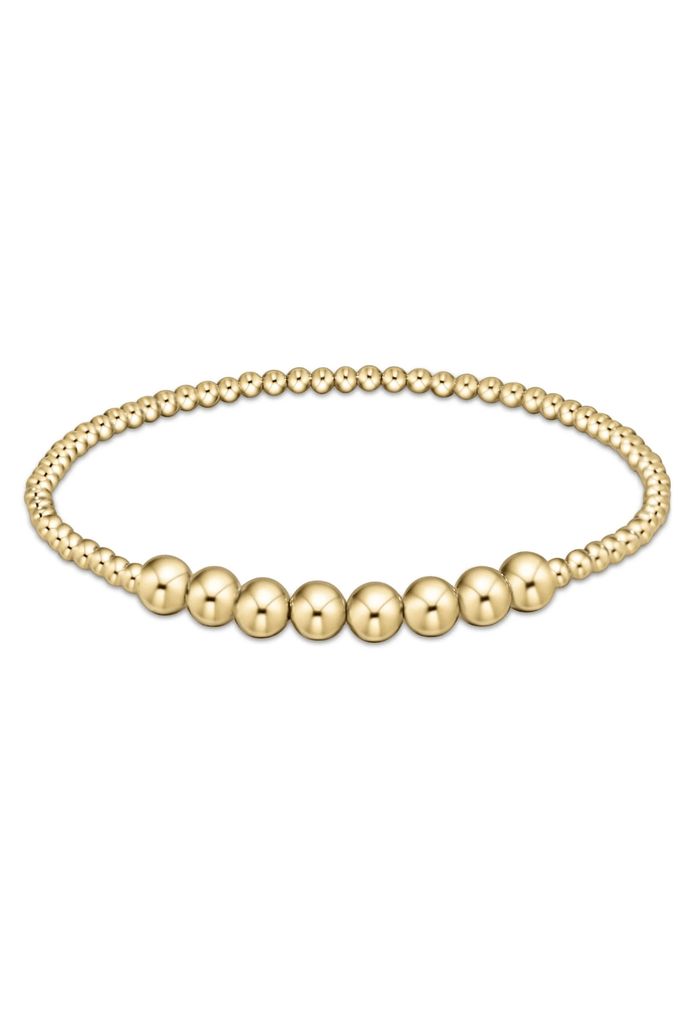 enewton Jewelry Enewton Classic Gold Beaded Bliss 2.5mm Bead Bracelet-- 5mm Gold