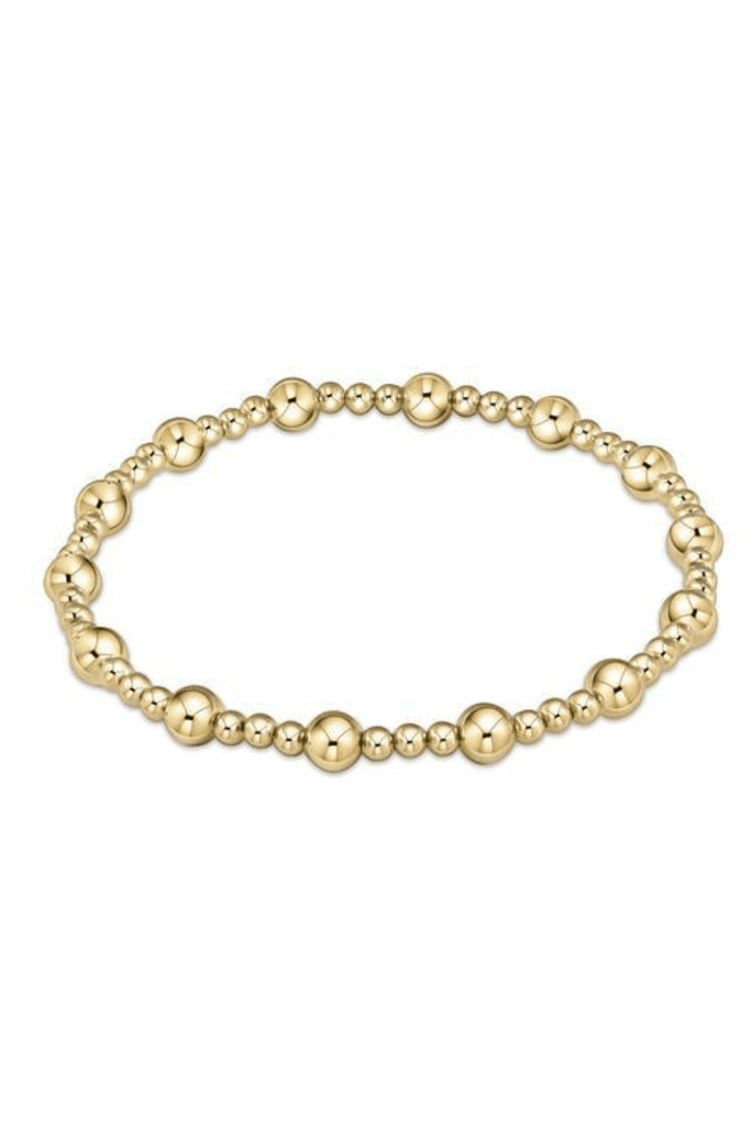 enewton Jewelry Enewton Classic Gold Sincerity Pattern 5mm Bead Bracelet