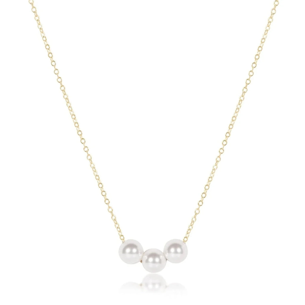 Enewton Jewelry Enewton Egirl 14" Necklace Gold- Joy Pearl Gold