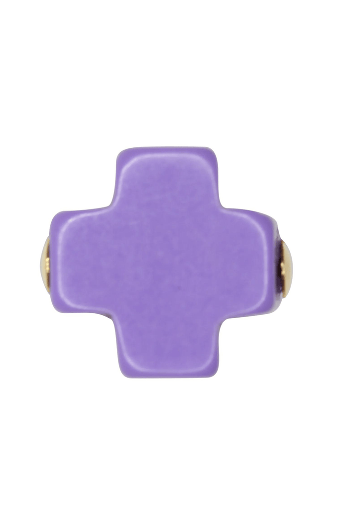enewton Jewelry Enewton Egirl Signature Cross Gold Pattern 3mm Bead Bracelet Purple