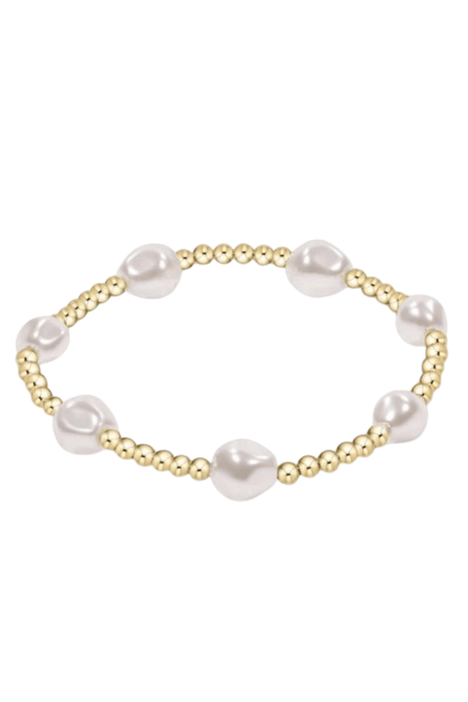 enewton Jewelry Enewton Extends Admire Gold 3mm Bead Bracelet-- Pearl