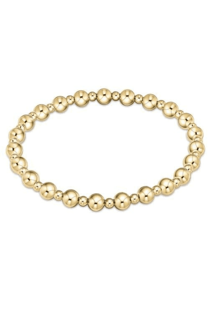 enewton Jewelry Enewton Extends-Classic Grateful Pattern 5mm Bead Bracelet- Gold 5mm / Gold