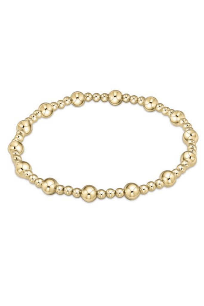 enewton Jewelry Enewton Extends- Classic Sincerity Pattern 5mm Bead Bracelet- Gold 5mm / Gold