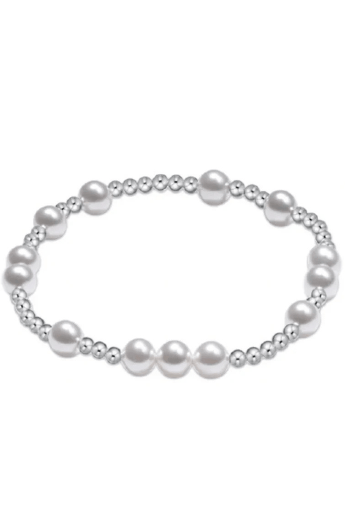 Enewton Jewelry Enewton Extends Hope Unwritten Sterling 6mm Bead Bracelet- Pearl