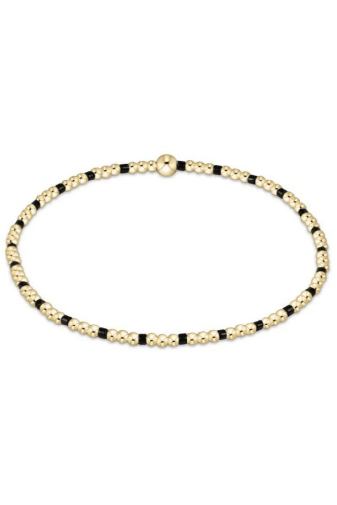 enewton Jewelry Enewton Gameday Hope Sincerity Pattern 2mm Bead Bracelet-- Onyx