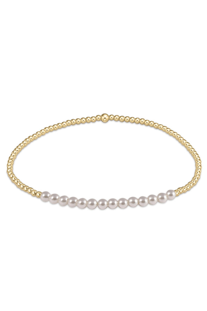 enewton Jewelry Enewton Gold Bliss 2mm Bead Bracelet-- Pearl