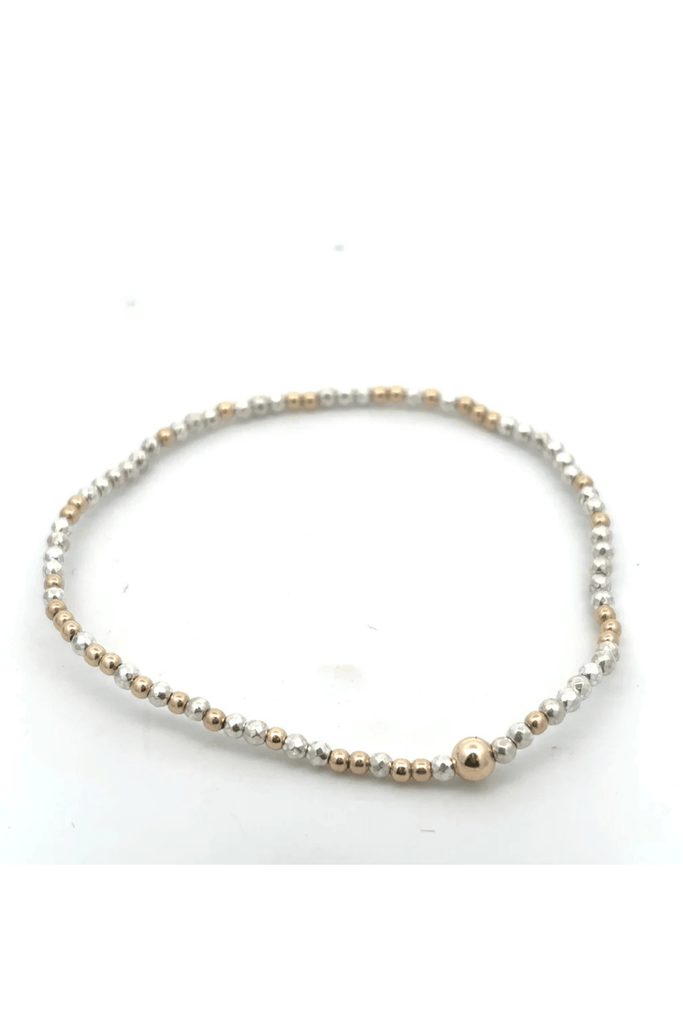 Enewton Jewelry Enewton Hope Unwritten Bright Silver Faceted Hematite 2mm Bead Bracelet