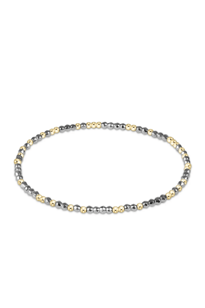 Enewton Jewelry Enewton Hope Unwritten Silver Faceted Hematite 2mm Bead Bracelet