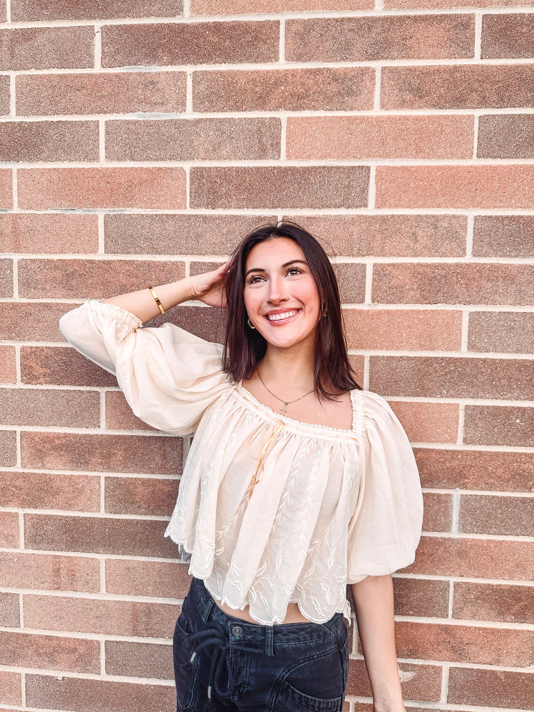 Free People Top Free People Bali Daydream Melody Top-Mother Of Pearl