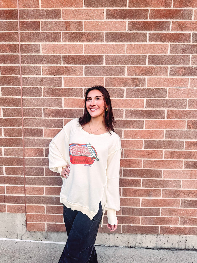 Free People Sweater Free People Camden- Sardine Combo