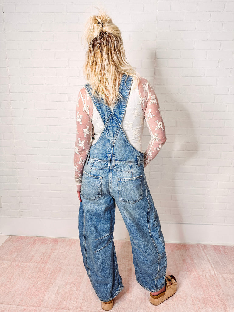 Free People Jumpsuit Free People Good Luck Barrell Overalls