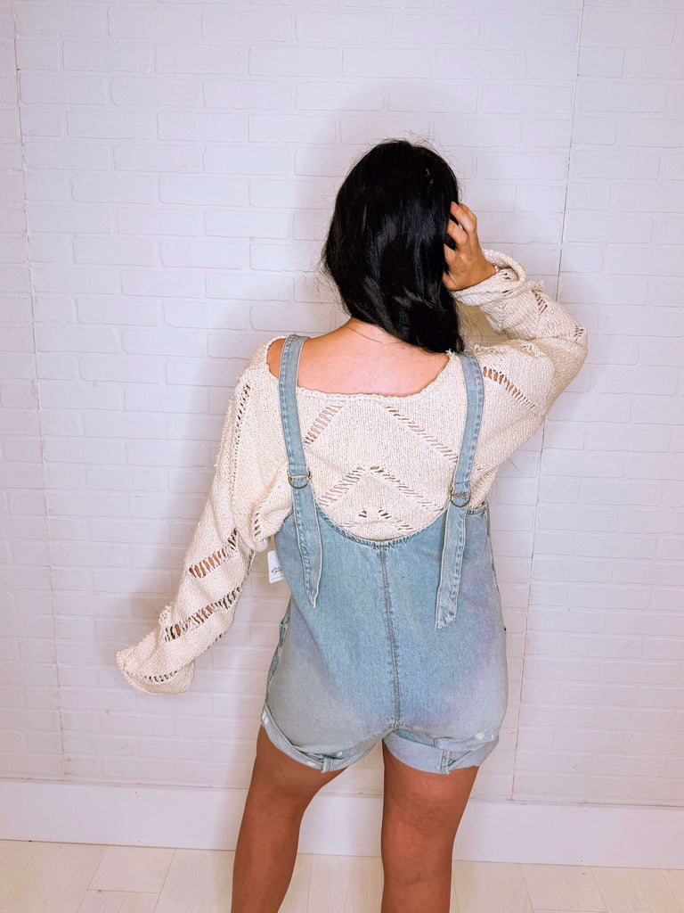 Free People Romper Free People High Roller Shortall