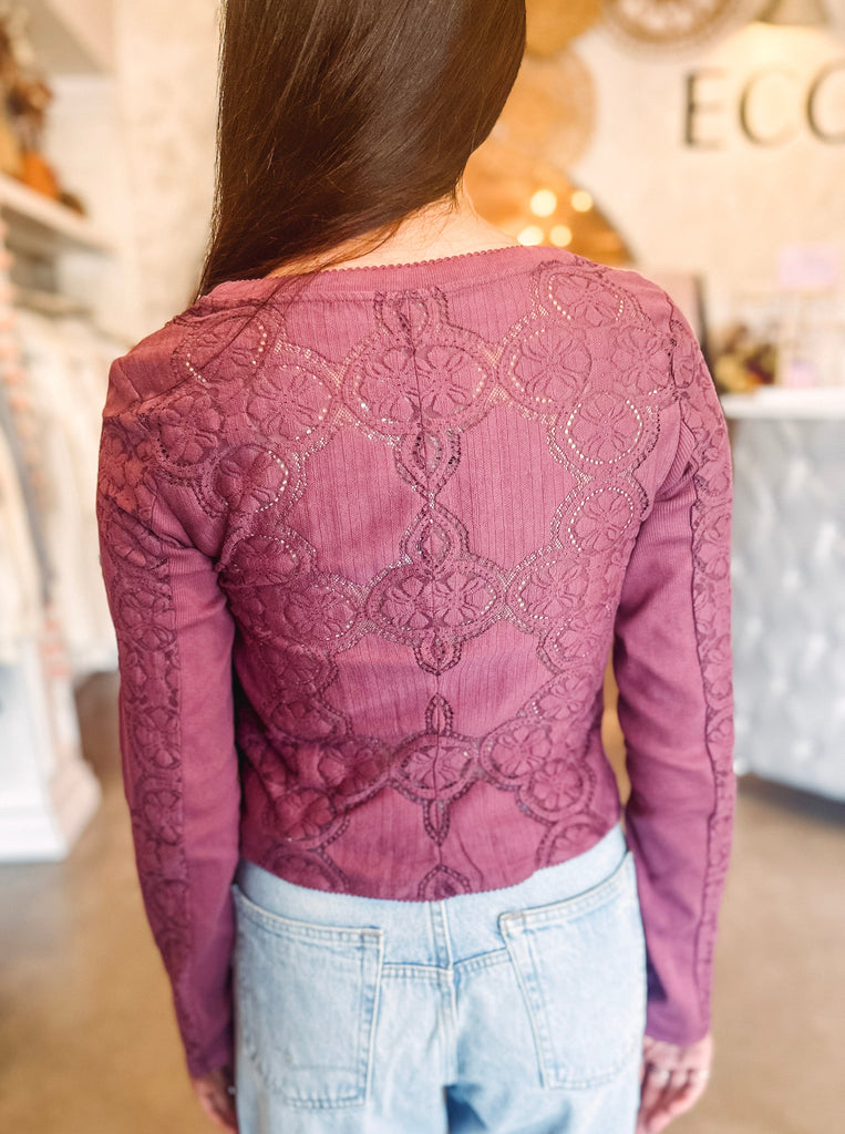 Free People Shirts & Tops Free People Jae Knit Long Sleeve Top