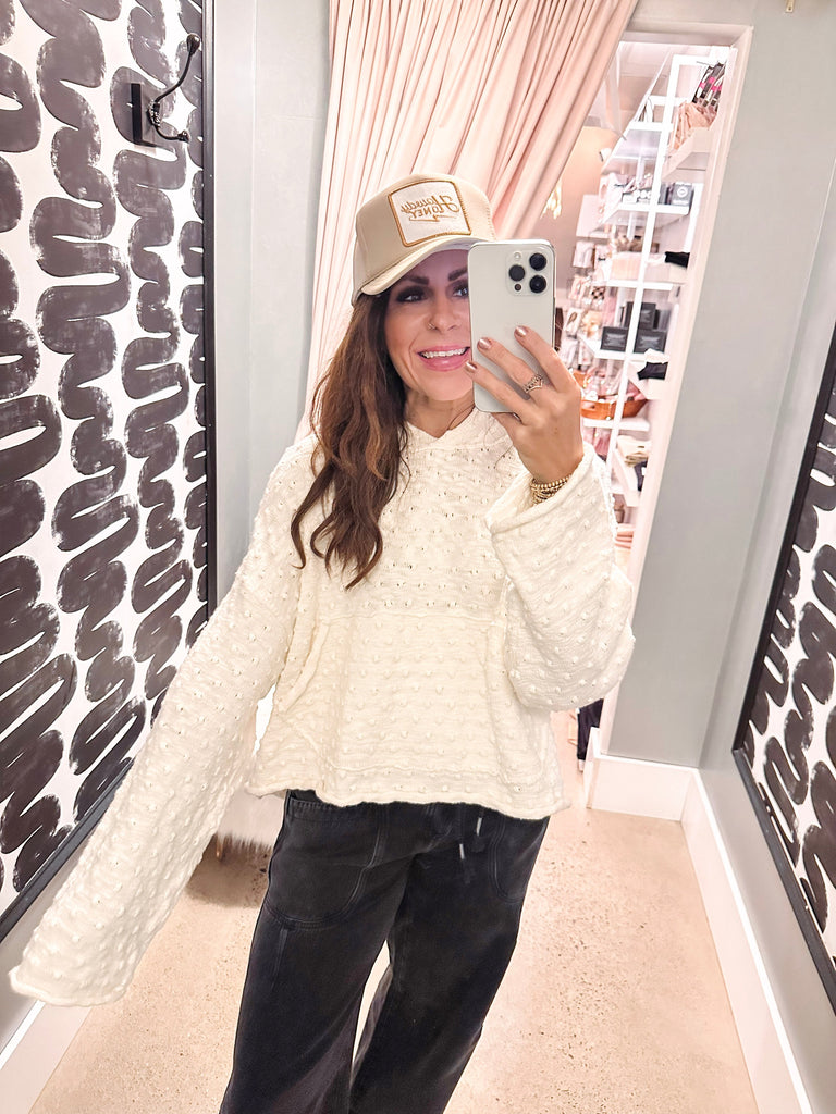 Free People Sweater Free People Lake Side Hoodie--Ivory