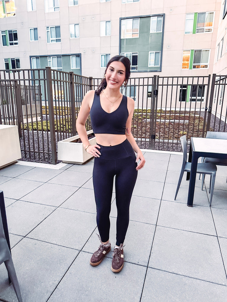 Free People Leggings Free People Never Better Leggings-Black