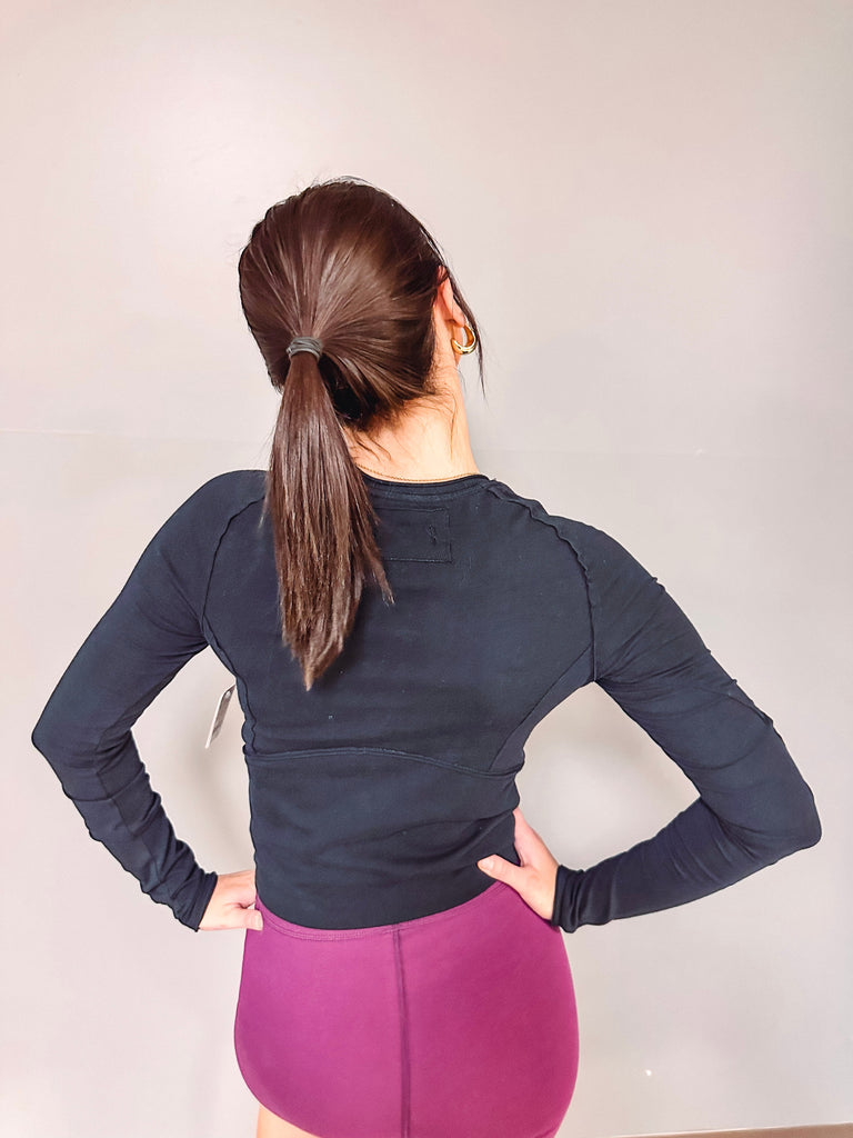 Free People Top Free People Protagonist-Black