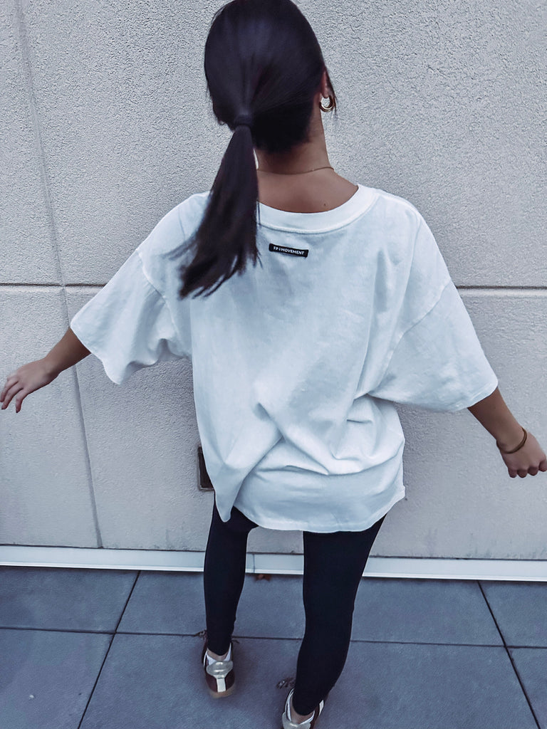 Free People Top Free People Tackle Tee--White