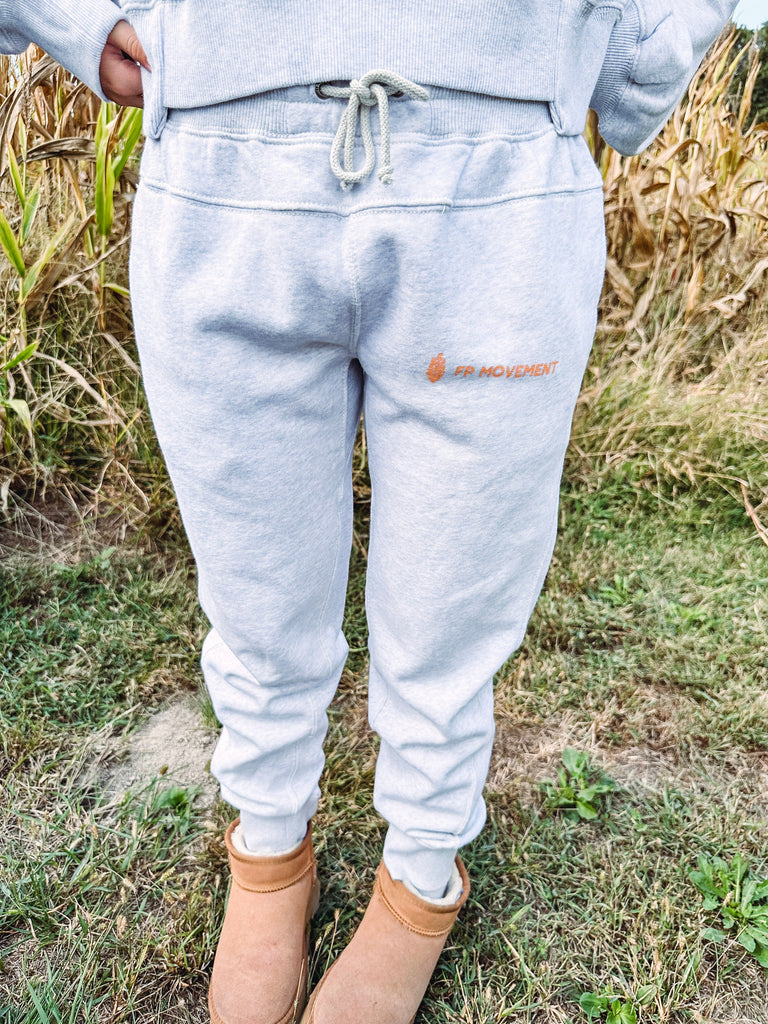 Free People Two-Piece Set Free People Undefeated Set--Light Heather