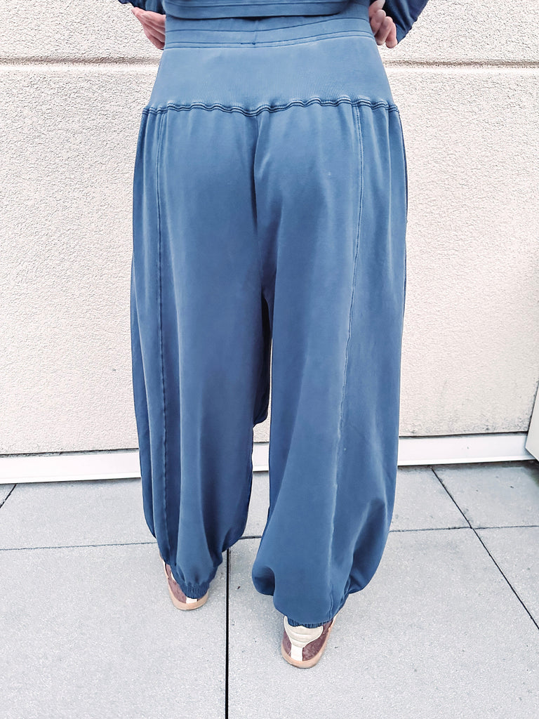 Free People Two-Piece Set Free People Up In The Air Set-Midnight Navy Navy / Small