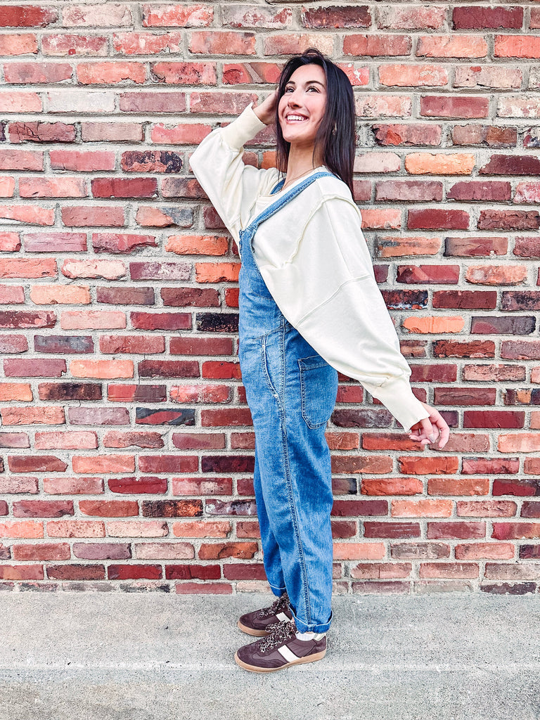 Free People Jumpsuit Free People We The Free Jude One-Piece- Mid Indigo