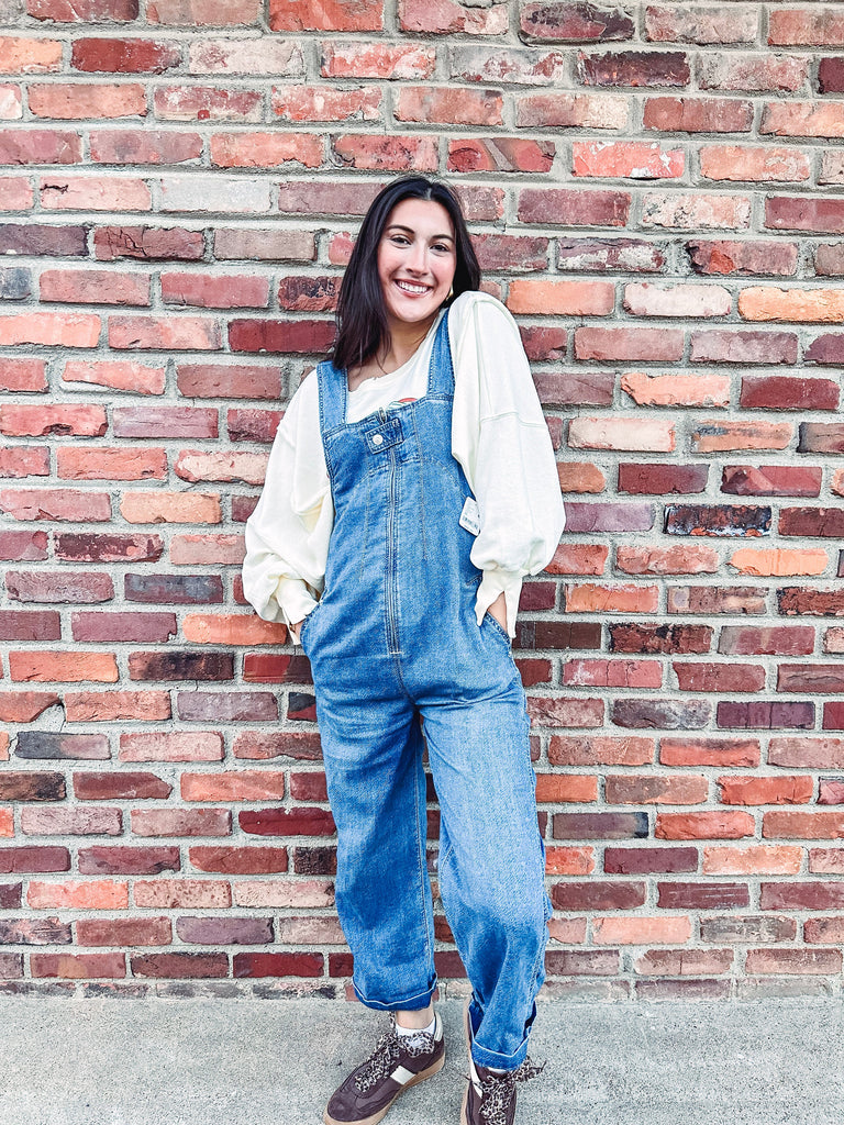 Free People Jumpsuit Free People We The Free Jude One-Piece- Mid Indigo