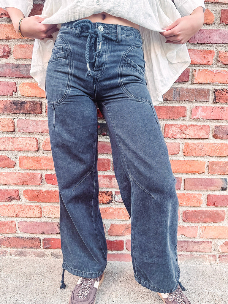 Free People Denim Free  People We The Free Love Language Pull-On Jeans- Hideaway