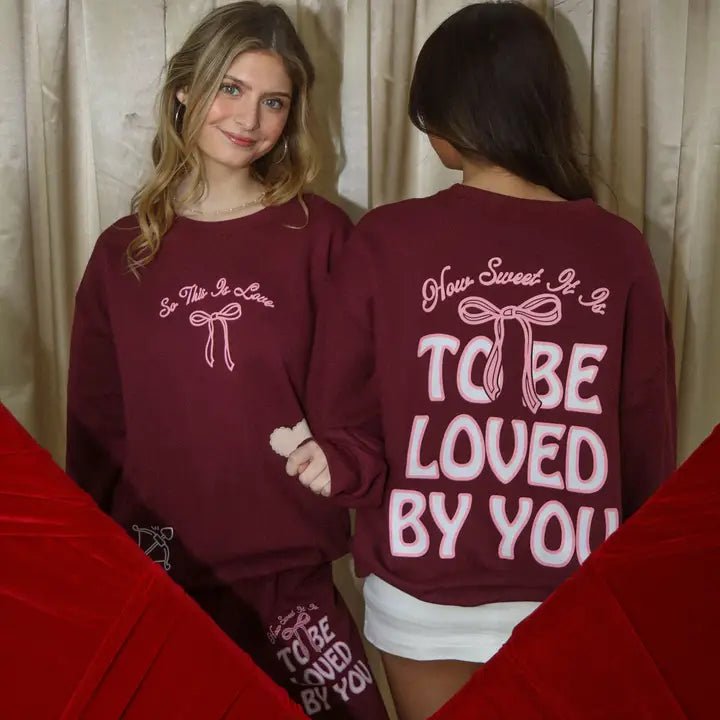 Friday Saturday Top So This is Love Sweatshirt