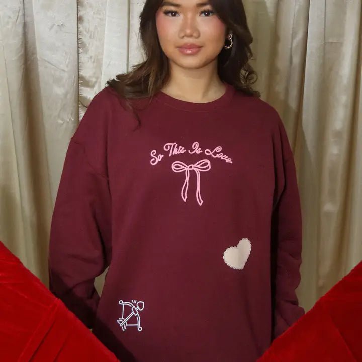 Friday Saturday Top So This is Love Sweatshirt