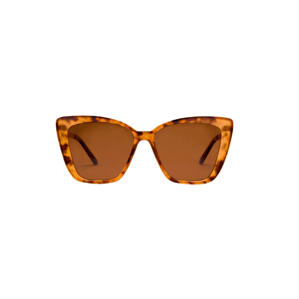 ISEA Sunglasses Aloha Fox Sunglasses--Tort/Brown Brown / Polarized